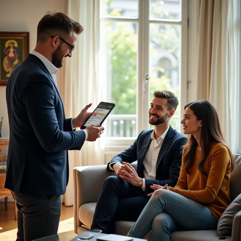 Modern office environment